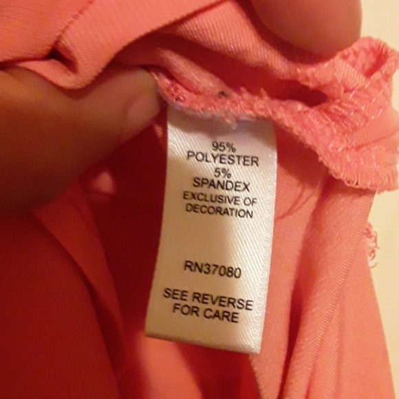 Coral Summer Blouse - Picture 4 of 4